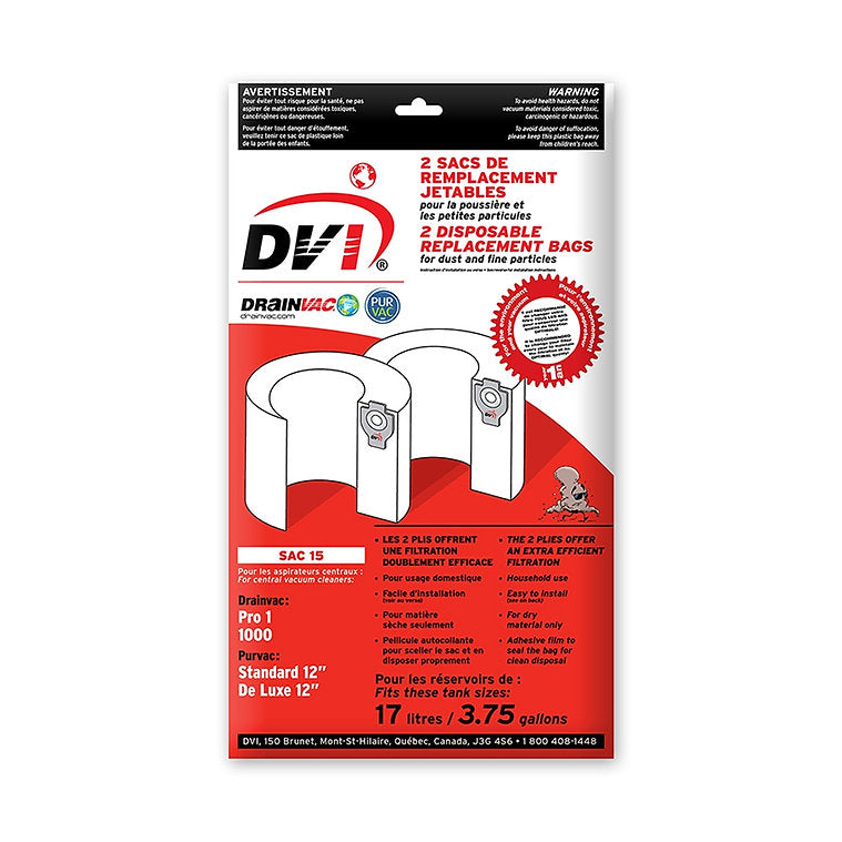 Drainvac sac 15