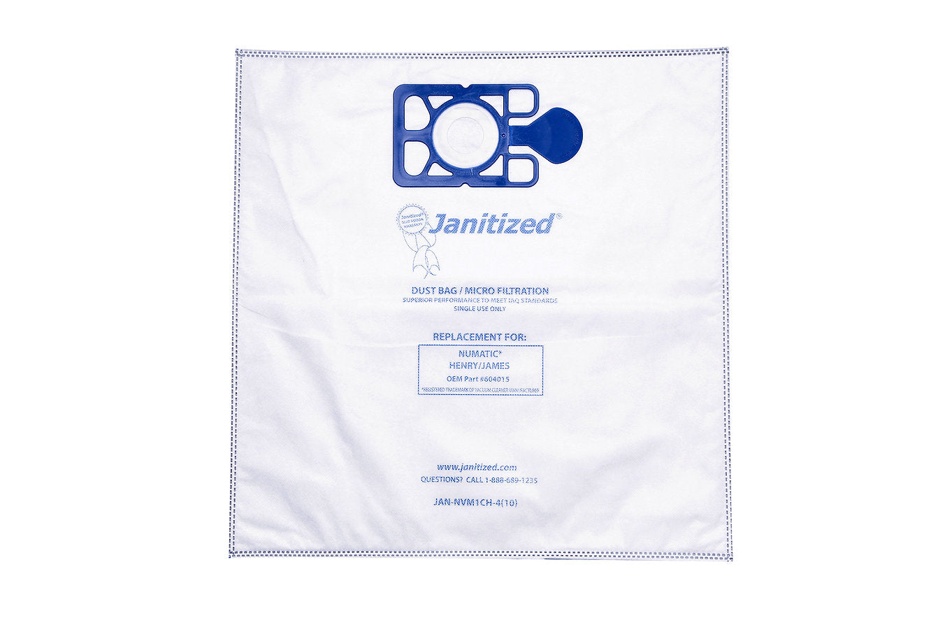 Bags, Numatic NVM-1CH OEM (pkg. 10)