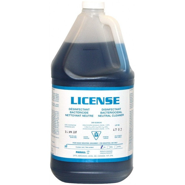 Bactericidal Disinfectant License