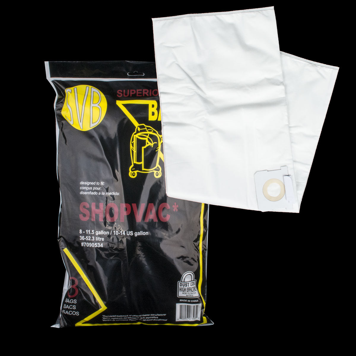 ShopVac HEPA Bags 10-14 Gal PK3