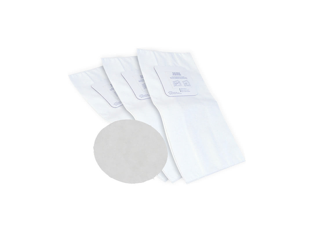 TDSAC20N Cyclovac 4-tooth bag (pack of 3) and round filter
