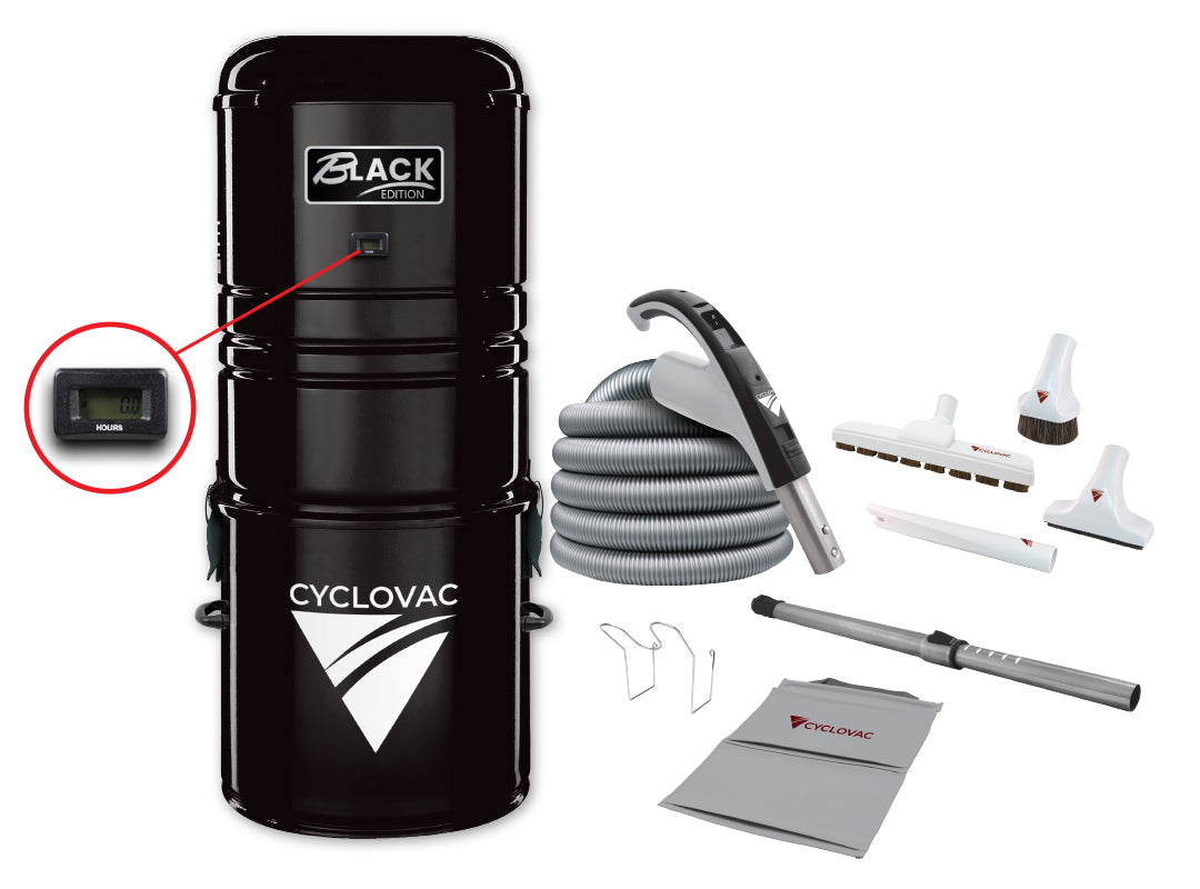 CycloVac Black Edition 2025 Central Vacuum Cleaner
