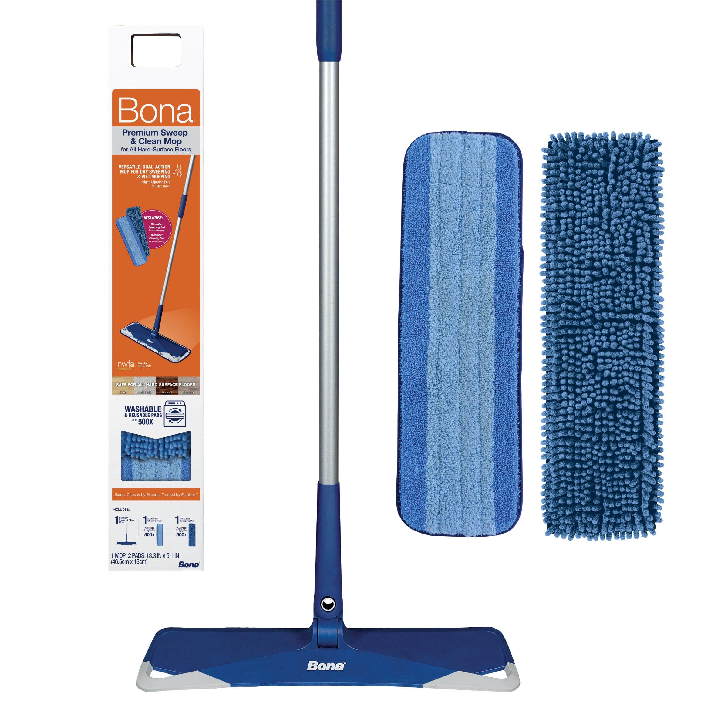 Microfiber mop and pad set
