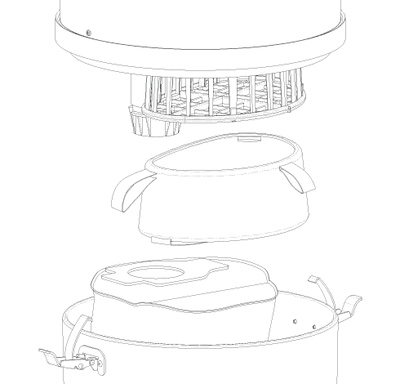 Filtre DrainVac Série PRO1 et S1000 – Cage plastique 17L (réf. FILT-30DVI)