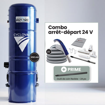 CycloVac Édition Azure 2026 Aspirateur Central