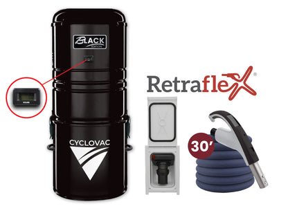 CycloVac Black Edition 2025 Central Vacuum Cleaner