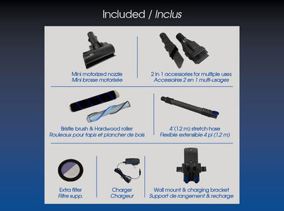 Aspirateur Airstream StickVac+ Puissant, Léger et Sans Fil