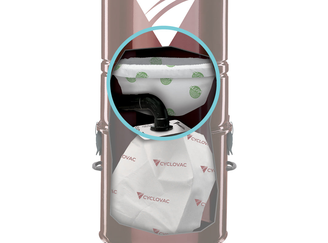 Cyclovac Filtre Autonettoyant de Type HEPA - Séries H et HX