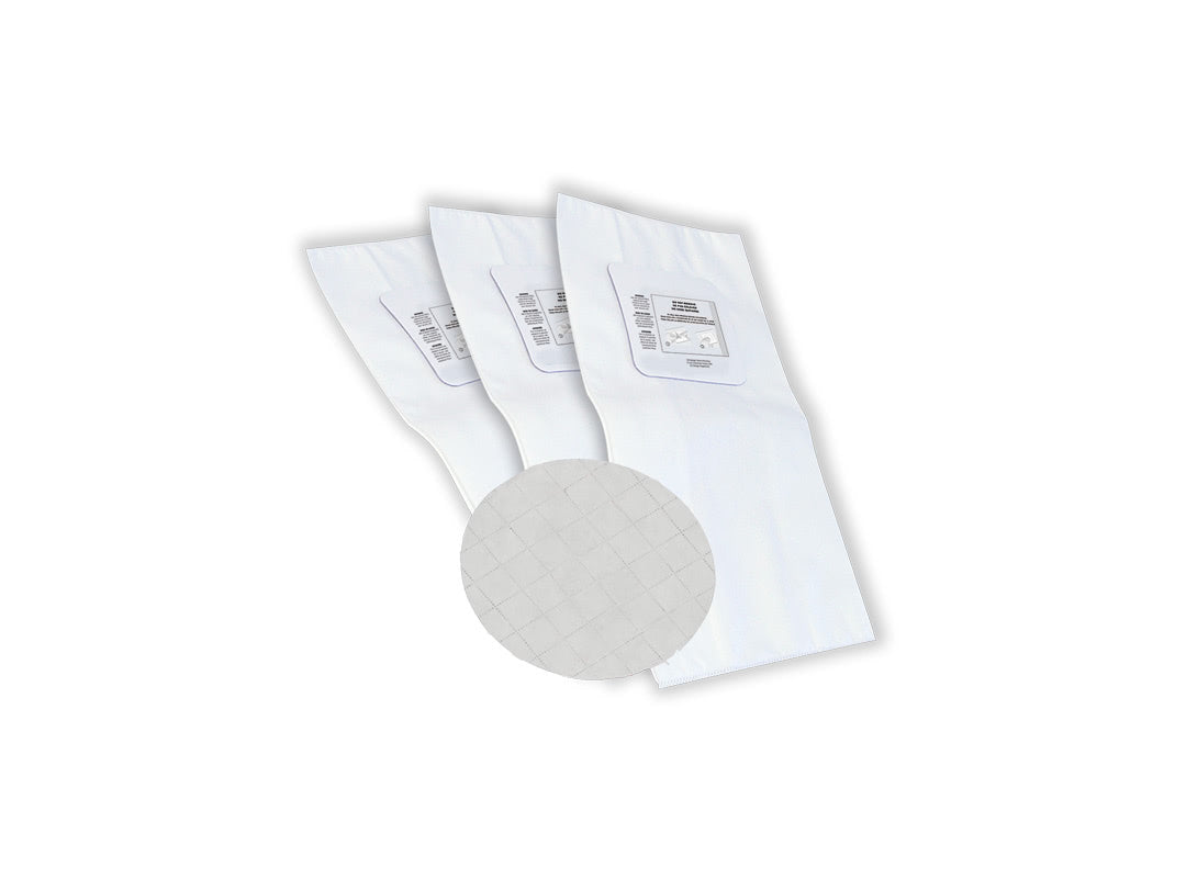 TDSAC92N Cyclovac 3-pronged heavy-duty bags (3-pack) and 1 large round filter