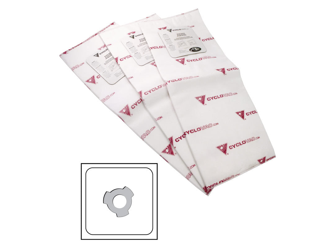 TDSAC93C Sacs Électrostatiques Robustes 3 Dents - Paquet de 3