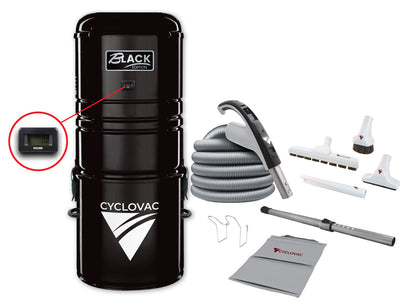 CycloVac Black Edition 2025 Central Vacuum Cleaner